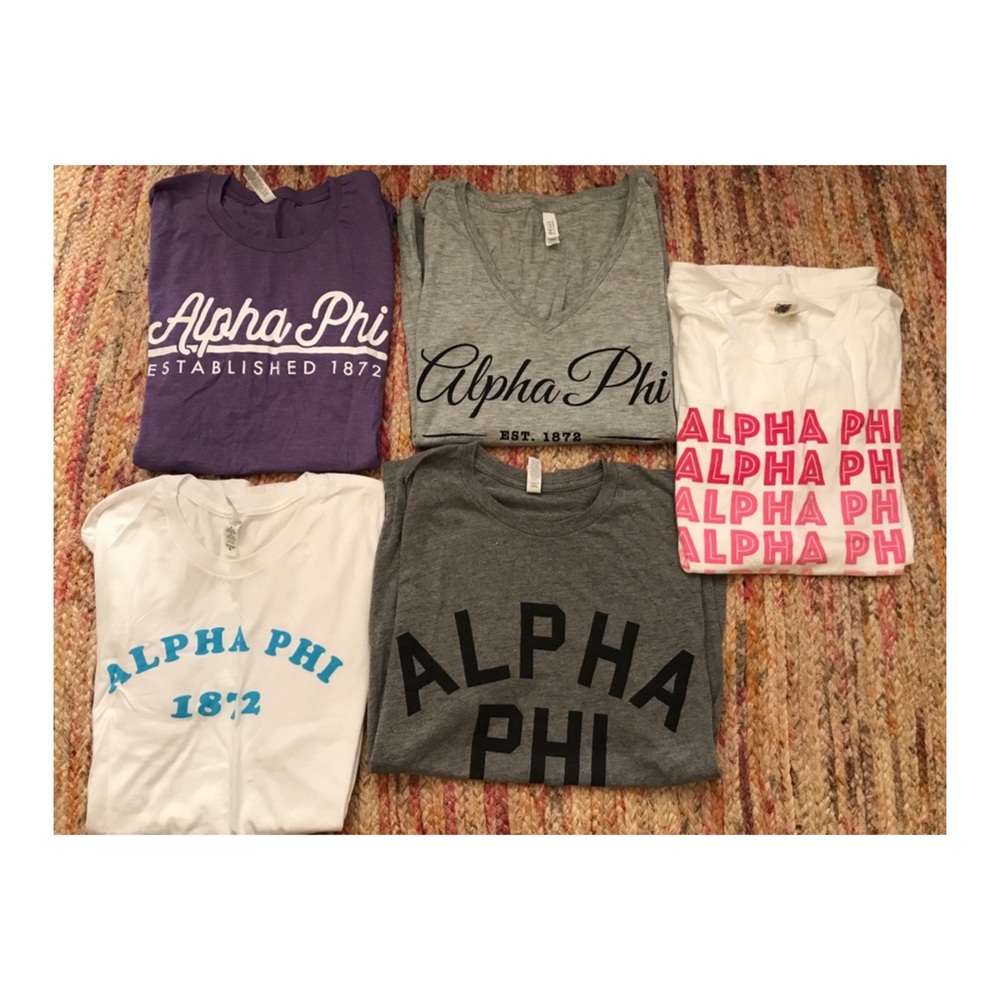 Alpha Phi T-shirt bundle